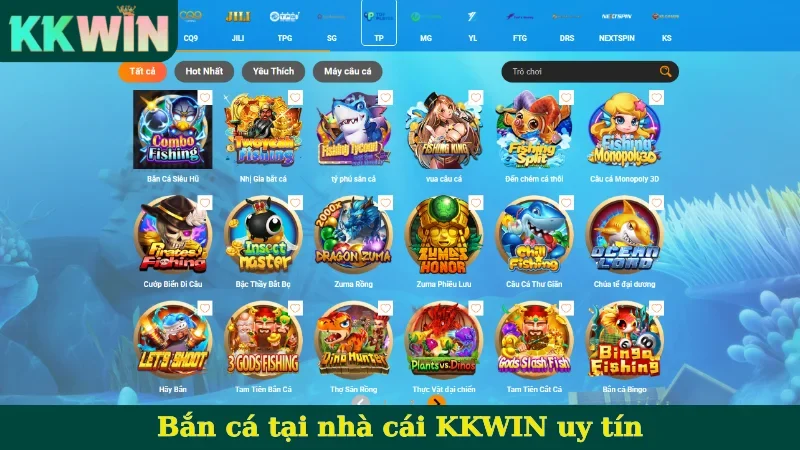 Bắn cá tại nhà cái KKWIN uy tín
