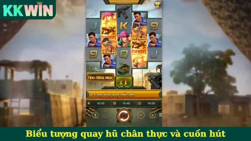 Biểu tượng quay hũ chân thực và cuốn hút