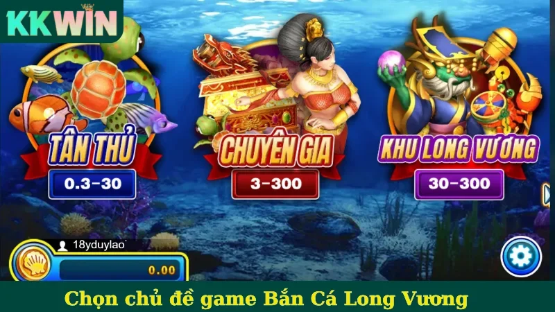 Chọn chủ đề game Bắn Cá Long Vương