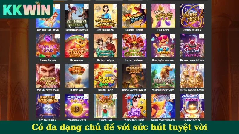 Có đa dạng chủ đề với sức hút tuyệt vời