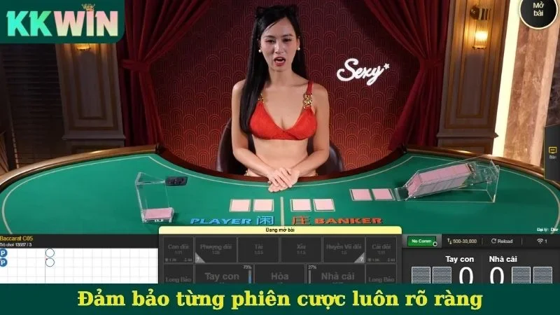 Đảm bảo từng phiên cược luôn rõ ràng