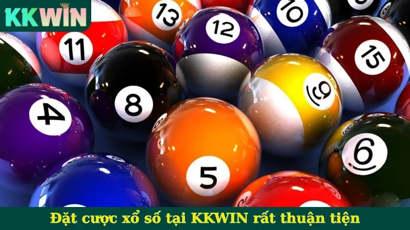 Đặt cược xổ số tại KKWIN rất thuận tiện