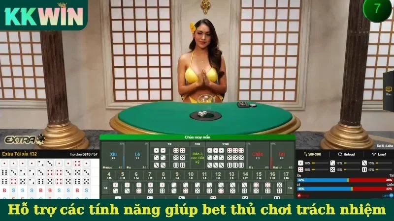 Hỗ trợ các tính năng giúp bet thủ chơi trách nhiệm