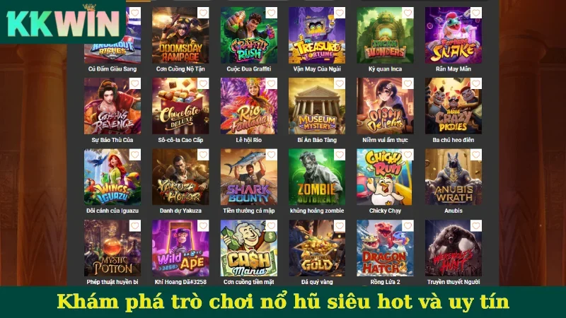 Khám phá trò chơi nổ hũ siêu hot và uy tín