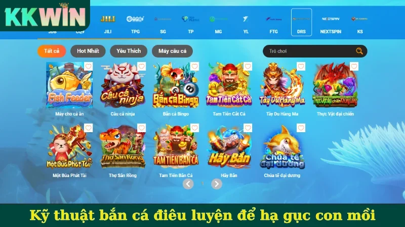 Kỹ thuật bắn cá điêu luyện để hạ gục con mồi